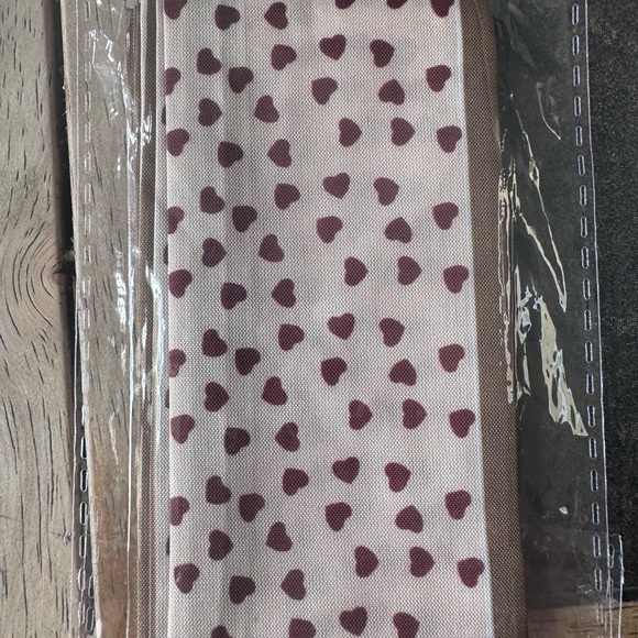Heart Patterned twilly bag scarf nip - Picture 1 of 2